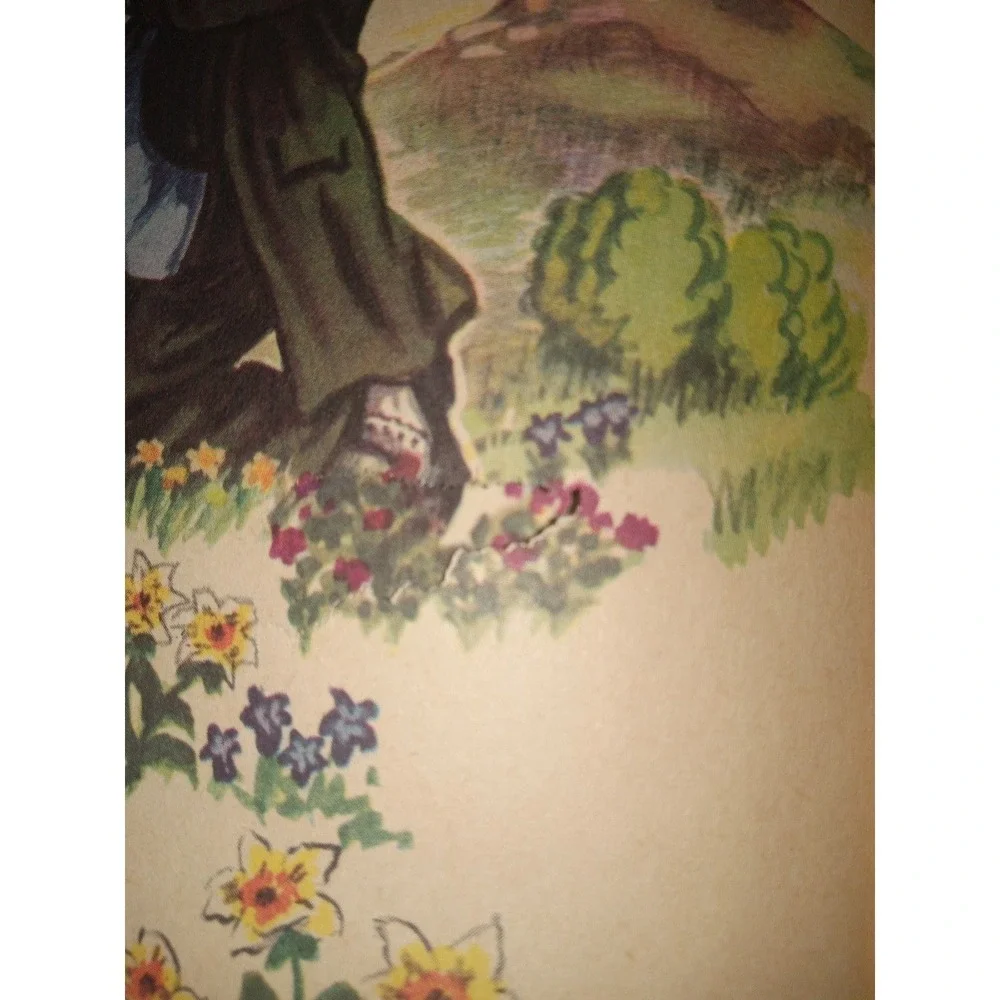 1954 1st Printing Vintage A Little‎ Golden Book Heidi